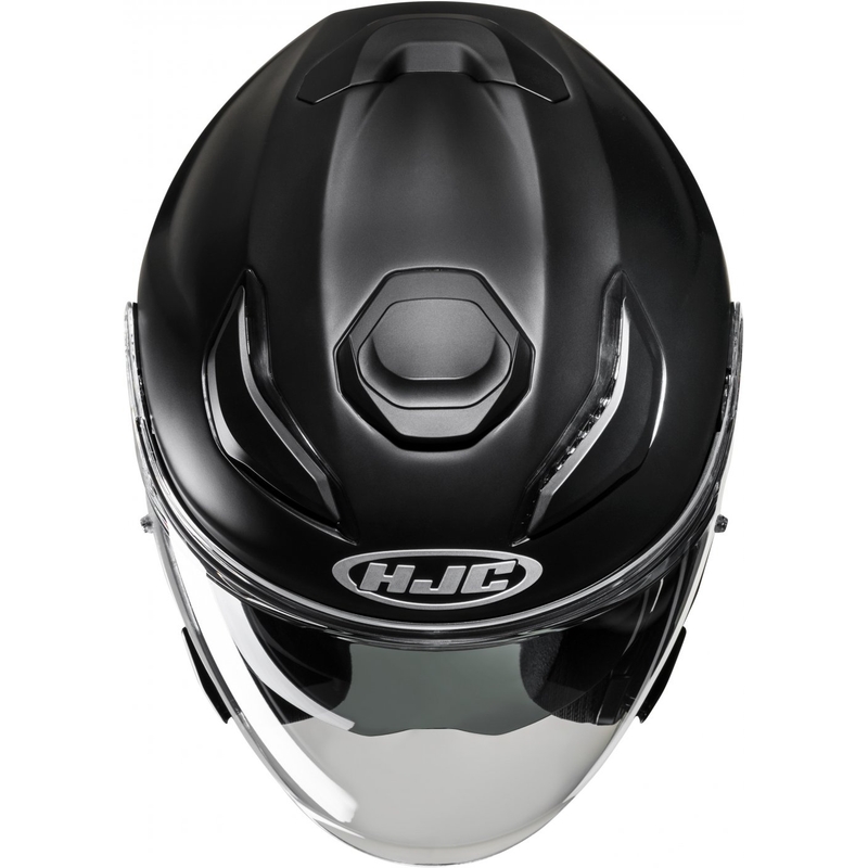 Otwarty kask motocyklowy HJC F31 Solid czarny