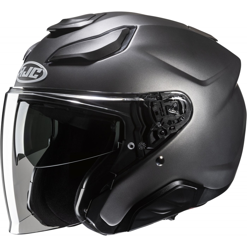 Otwarty kask motocyklowy HJC F31 Solid Titanium