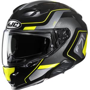 Integralny kask motocyklowy HJC F71 Arcan MC3H czarny-szary-fluo żółty