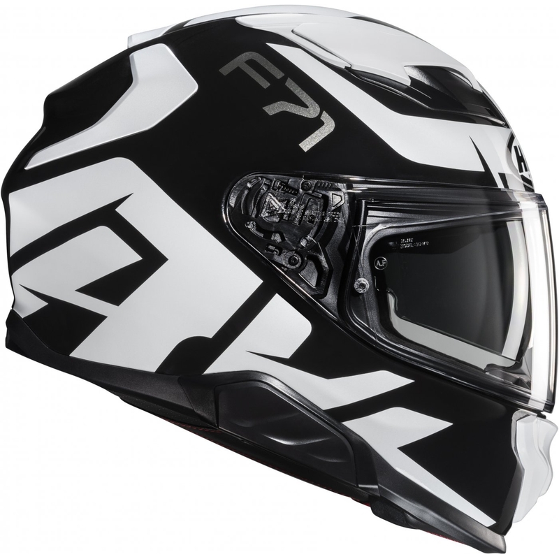Kask motocyklowy integralny HJC F71 Bard MC5 czarno-biały