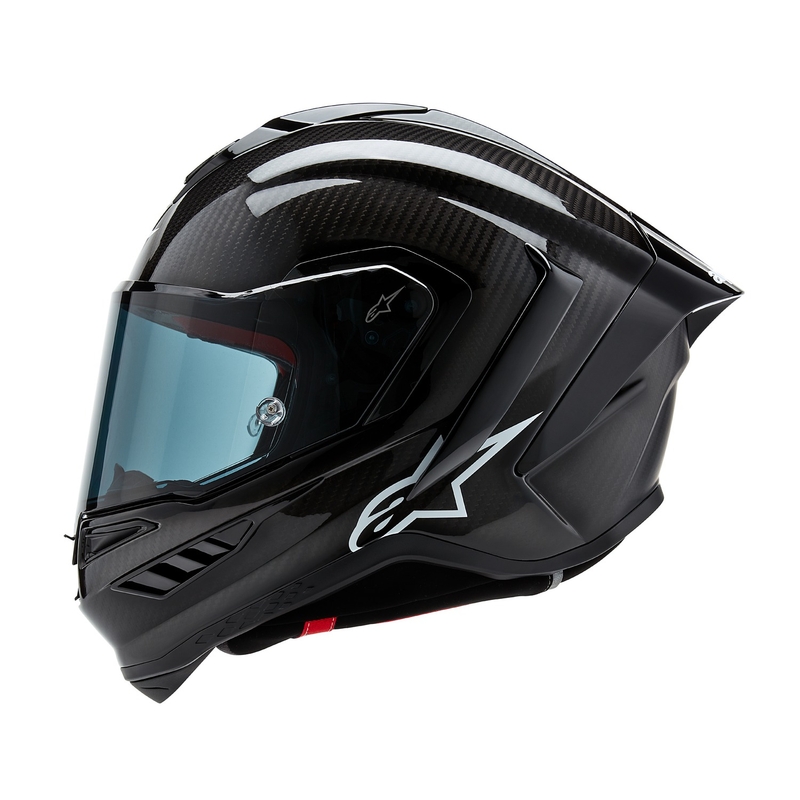 Kask motocyklowy integralny Alpinestars Supertech R-10 Solid carbon black
