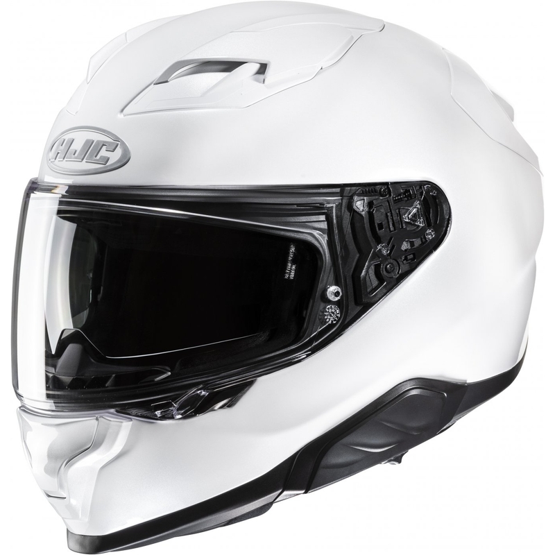Zintegrowany kask motocyklowy HJC F71 Solidny, perłowo-biały