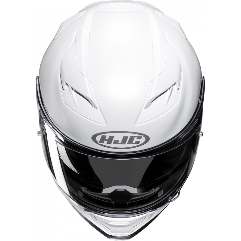 Zintegrowany kask motocyklowy HJC F71 Solidny, perłowo-biały