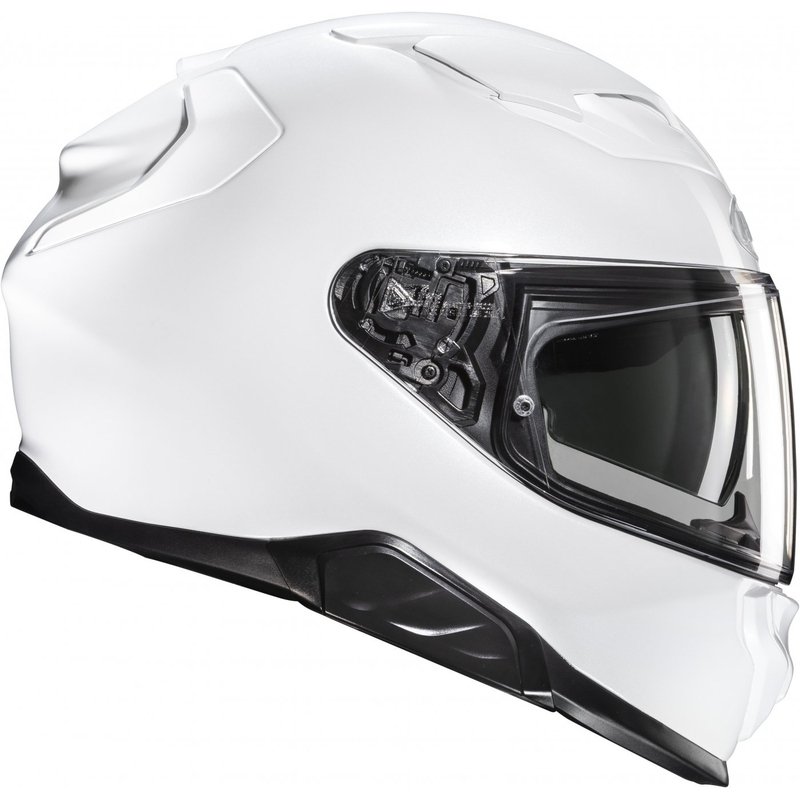 Zintegrowany kask motocyklowy HJC F71 Solidny, perłowo-biały