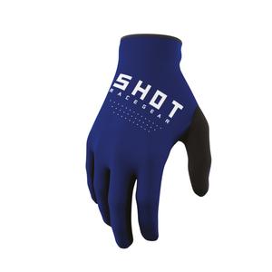 Motokrosové rukavice Shot Raw modré