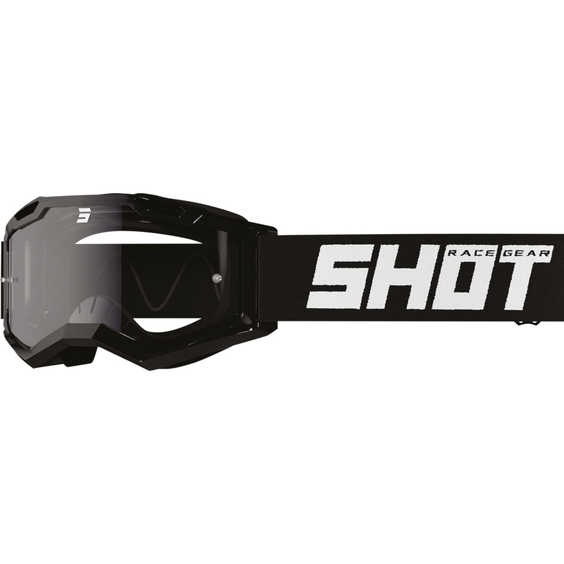 Dziecięce gogle motocrossowe Shot Rocket Kid 2.0 czarne (przezroczyste pleksi)