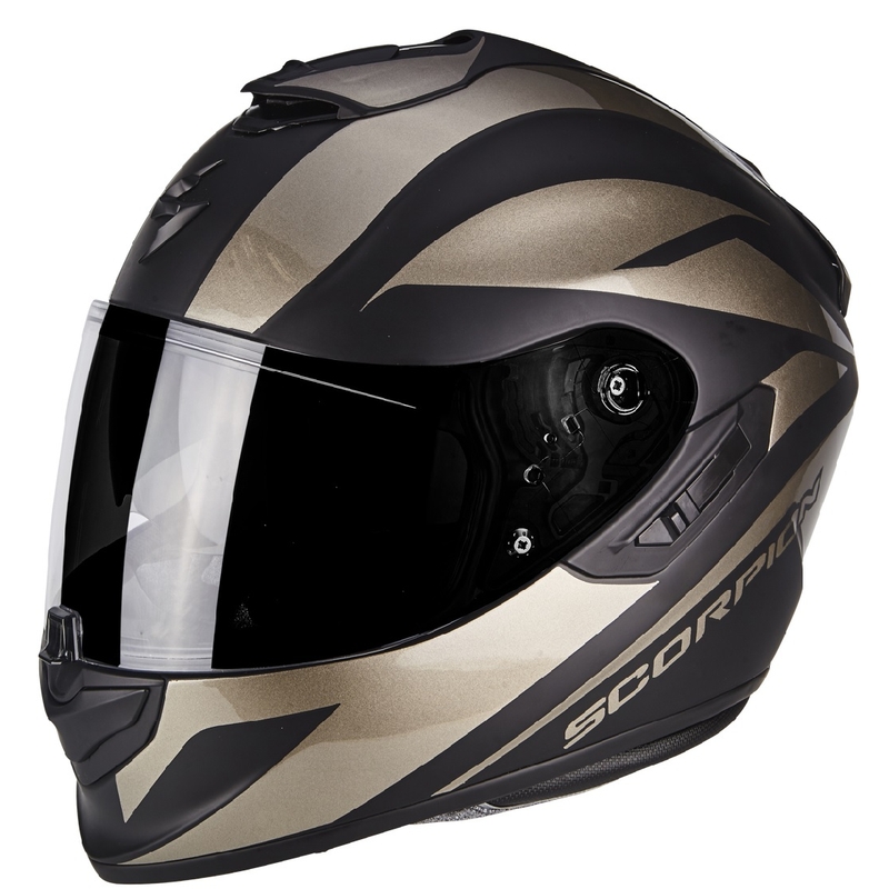Integralny kask motocyklowy Scorpion Exo-1400 Air Freeway II tytanowy wyprzedaż