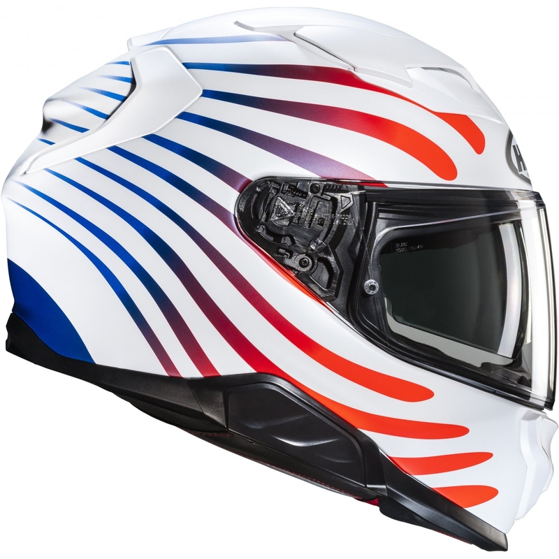 Integralny kask motocyklowy HJC F71 Zen MC21SF biało-tęczowy