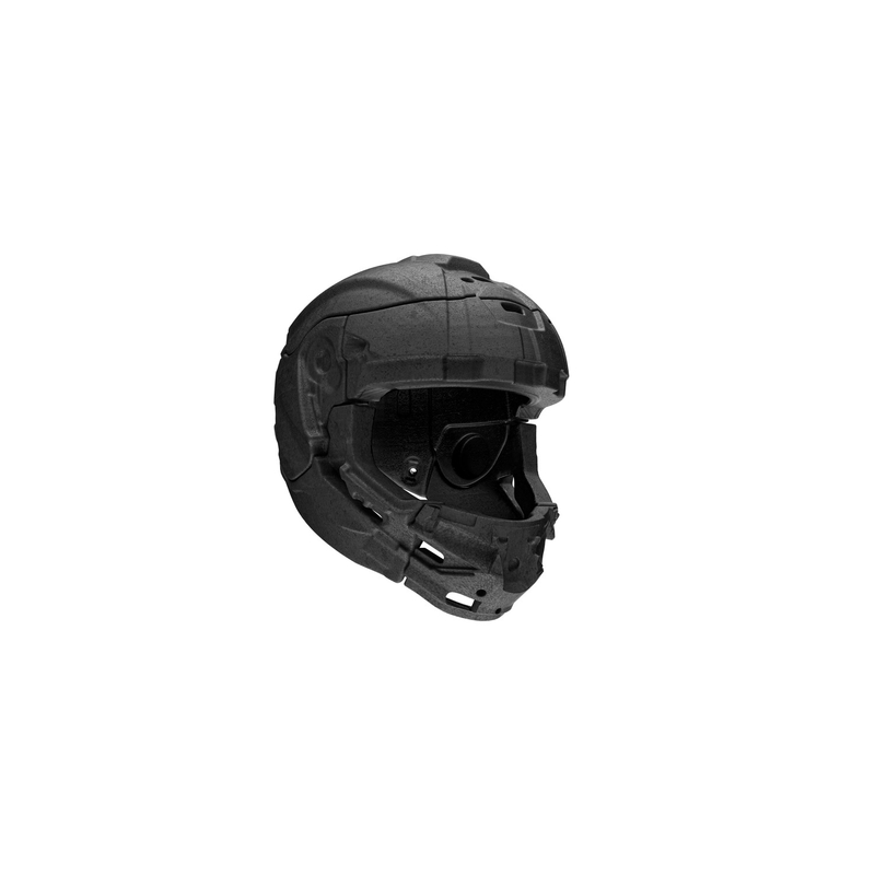 Zintegrowany kask motocyklowy Alpinestars Supertech R-10 Solid carbon biały matowy