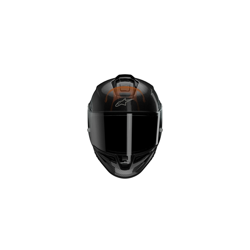 Zintegrowany kask motocyklowy Alpinestars Supertech R-10 Solid carbon biały matowy