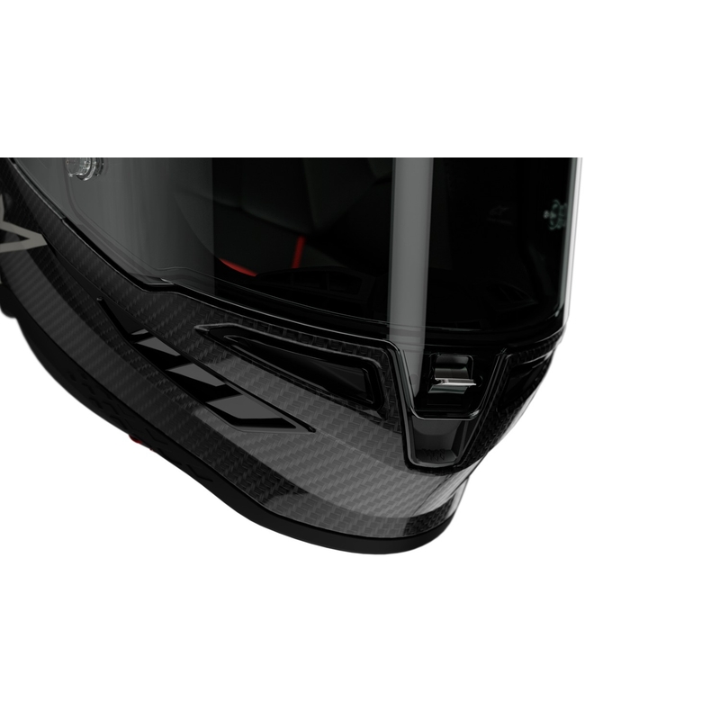 Zintegrowany kask motocyklowy Alpinestars Supertech R-10 Solid carbon biały matowy