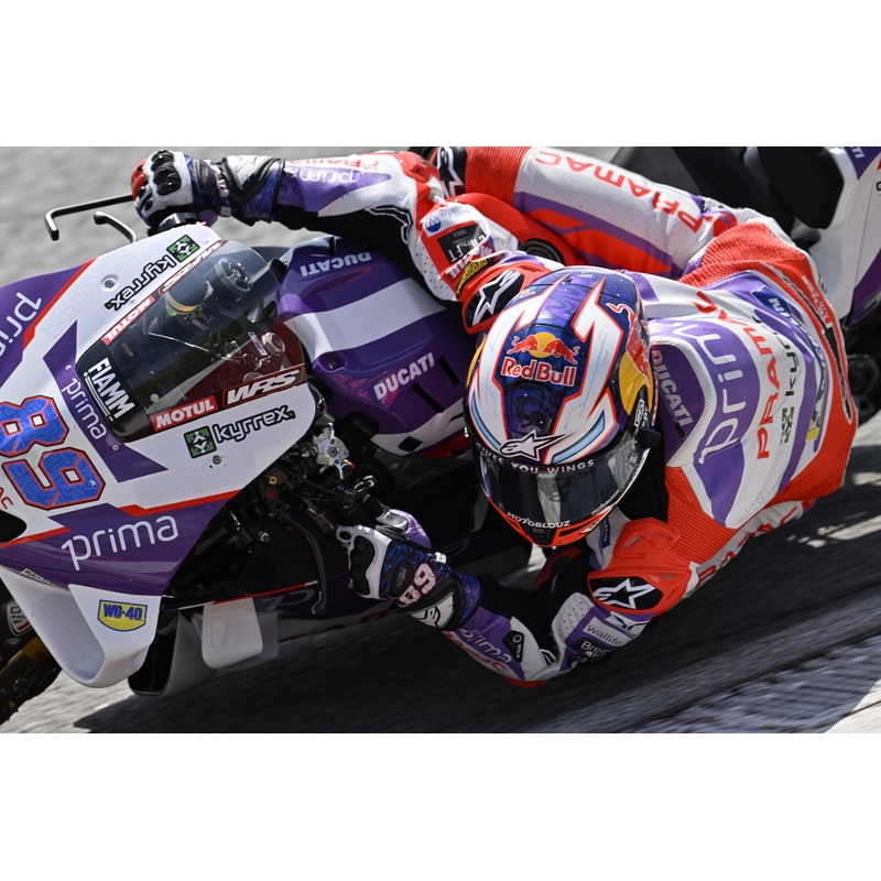 Zintegrowany kask motocyklowy Alpinestars Supertech R-10 Solid carbon biały matowy