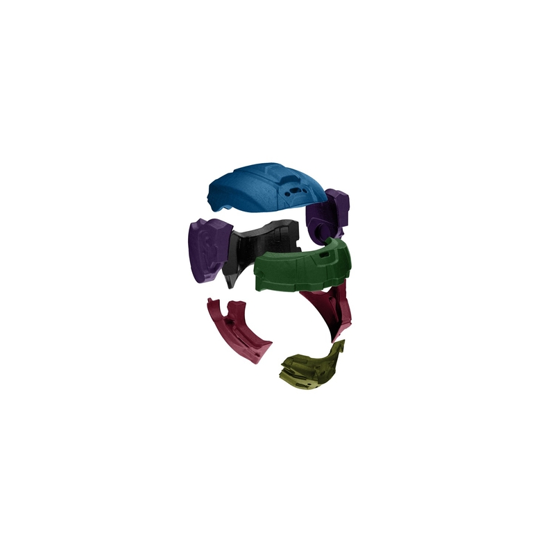 Kask motocyklowy integralny Alpinestars Supertech R-10 Element carbon srebrno-czarny