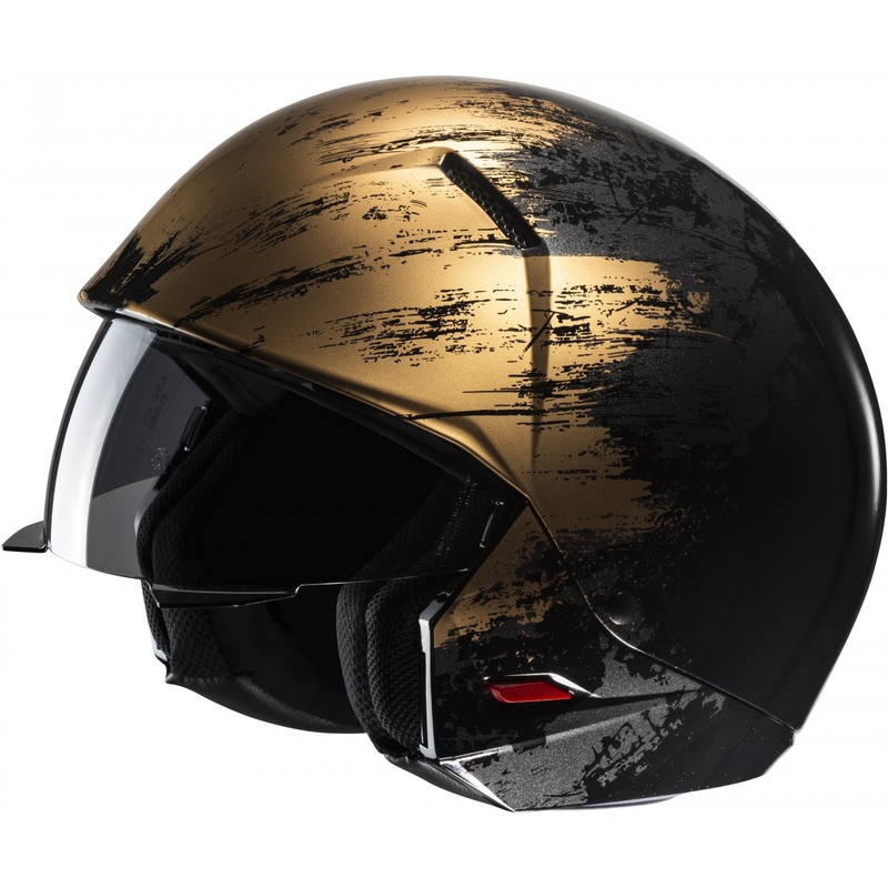 Kask otwarty z maską HJC i20 Furia MC9 czarno-złoty