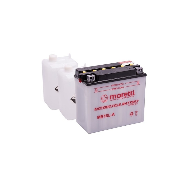 Akumulator kwasowo-ołowiowy Moretti MB18L-A, 12V 18Ah