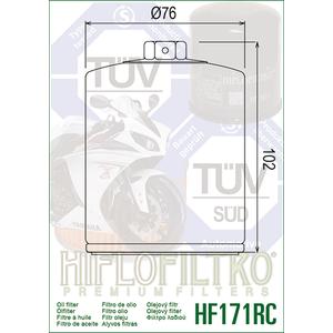 Oil filter HIFLOFILTRO HF171BRC Racing