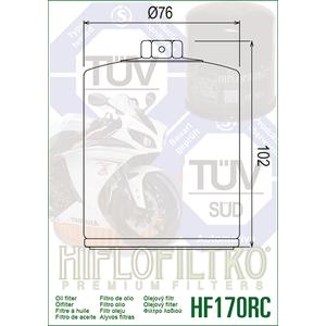 Oil filter HIFLOFILTRO HF170BRC Racing Black