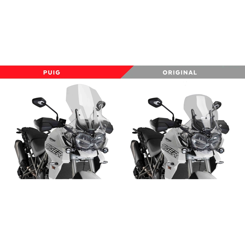 Windscreen PUIG TOURING smoke