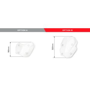 Windscreen PUIG RACING WITH SUPPORT + PROTECTION smoke