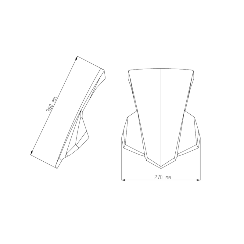 Windshield PUIG NEW GEN. SPORT smoke