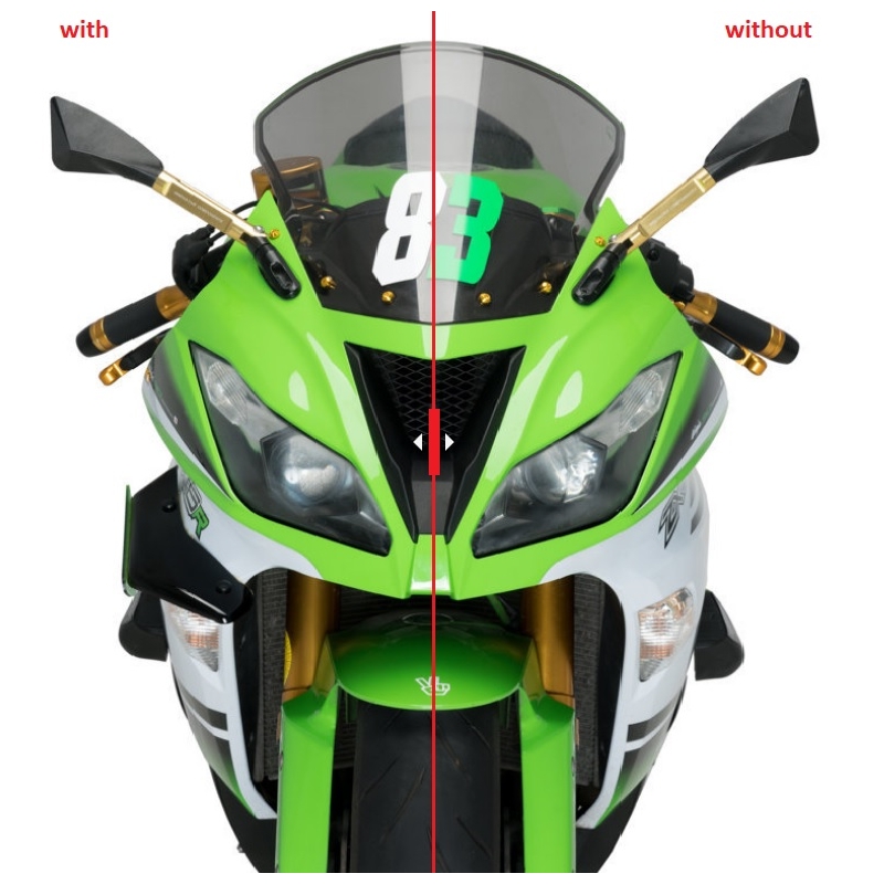 Side spoilers PUIG DOWNFORCE black