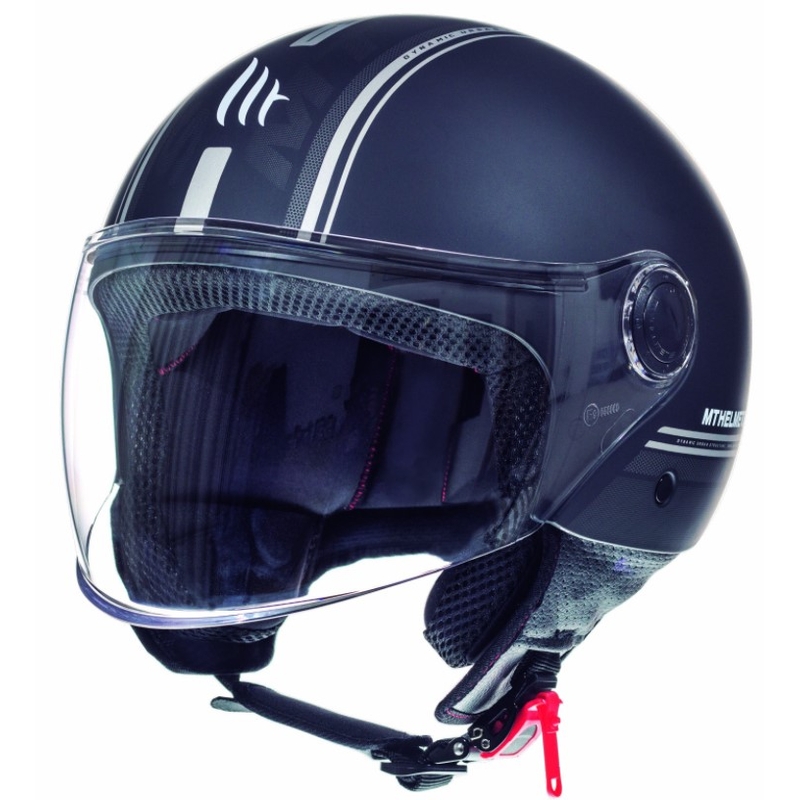 Otwarty kask motocyklowy MT Street Entire czarny matowy wyprzedaż