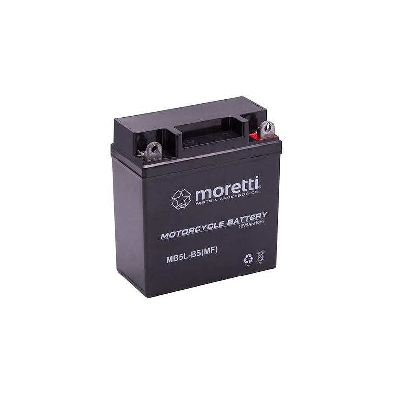 Bezobsługowy akumulator żelowy Moretti MB5L-BS, 12V 5Ah wyprzedaż