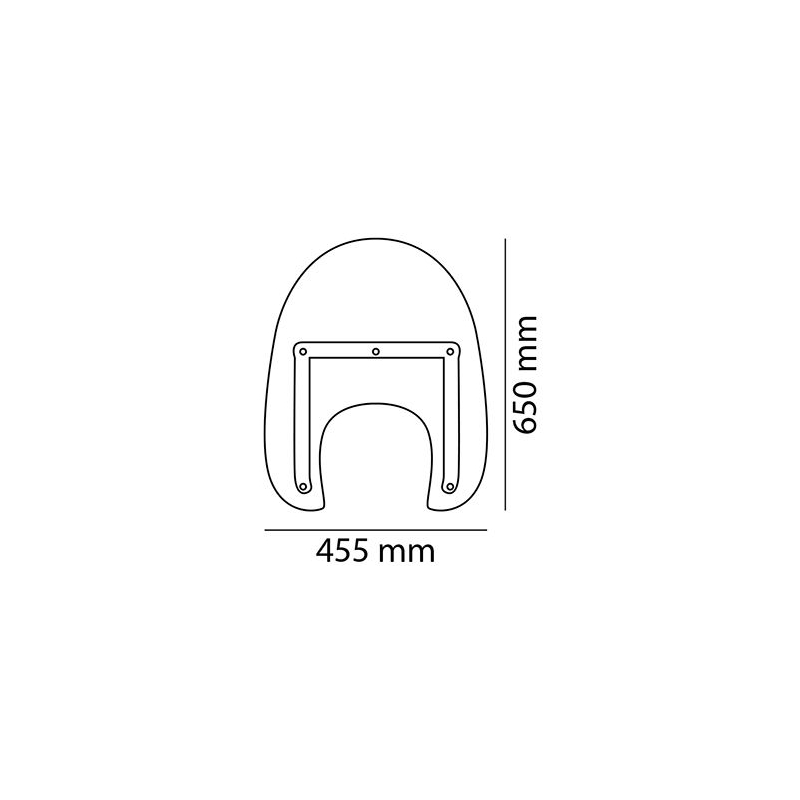 Windshield PUIG AMERICA I transparent for KAWASAKI VN 1600 Classic 2003-2008