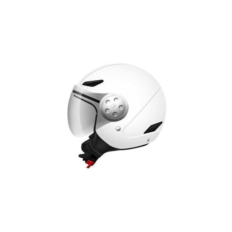 Dziecięcy otwarty kask motocyklowy MT Urban biały