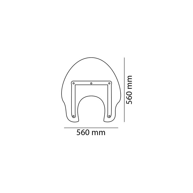 Windshield PUIG AMERICA II transparent