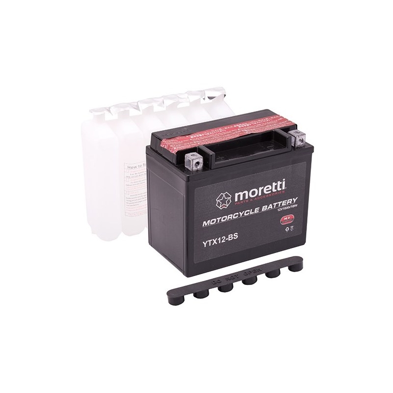 Akumulator kwasowo-ołowiowy Moretti MTX12-BS, 12V 10Ah