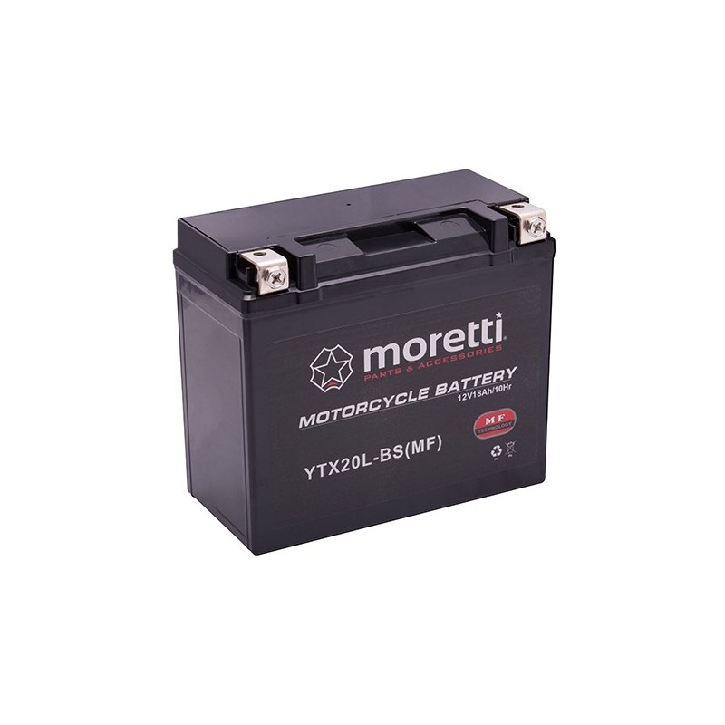 Bezobsługowy akumulator żelowy Moretti MTX20L-BS, 12V 18Ah