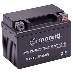 Bezobsługowy akumulator żelowy Moretti MTX4L-BS, 12V 4Ah