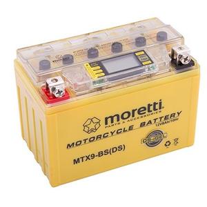 Bezobsługowy akumulator żelowy Moretti MTX9-BS, 12V 8Ah ze wskaźnikiem