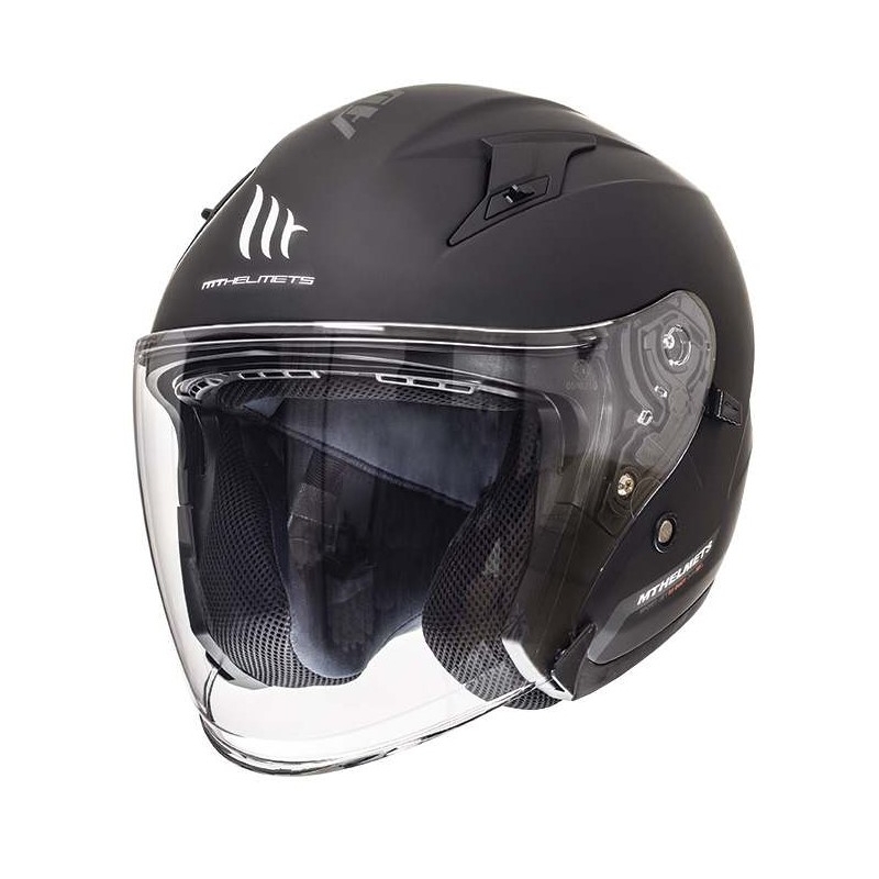 Otwarty kask motocyklowy MT Avenue SV czarny matowy wyprzedaż