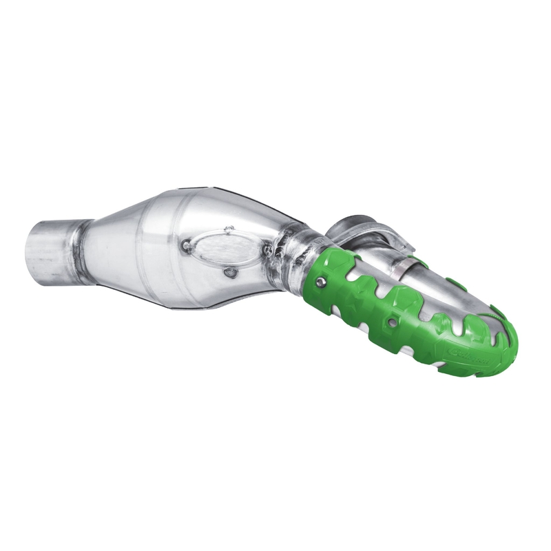 Exhaust head pipe guard POLISPORT ARMADILLO long green