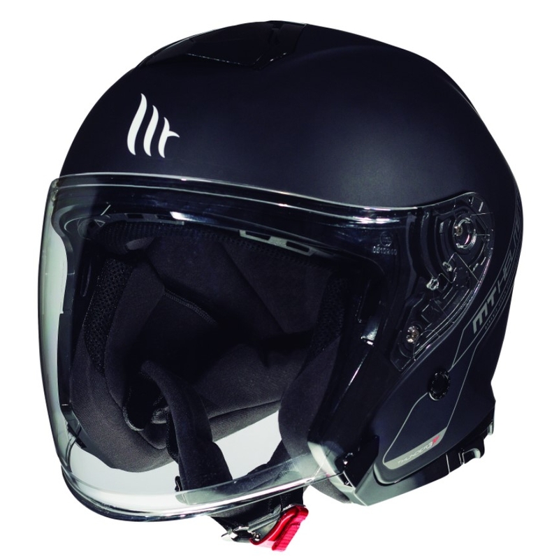 Otwarty kask motocyklowy MT Thunder SV Jet czarny