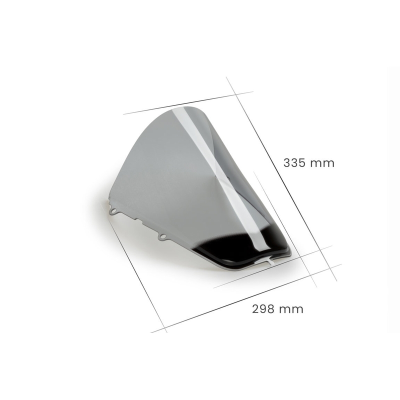 Windscreen PUIG R-RACER black for YAMAHA YZF-R1 2020-2024