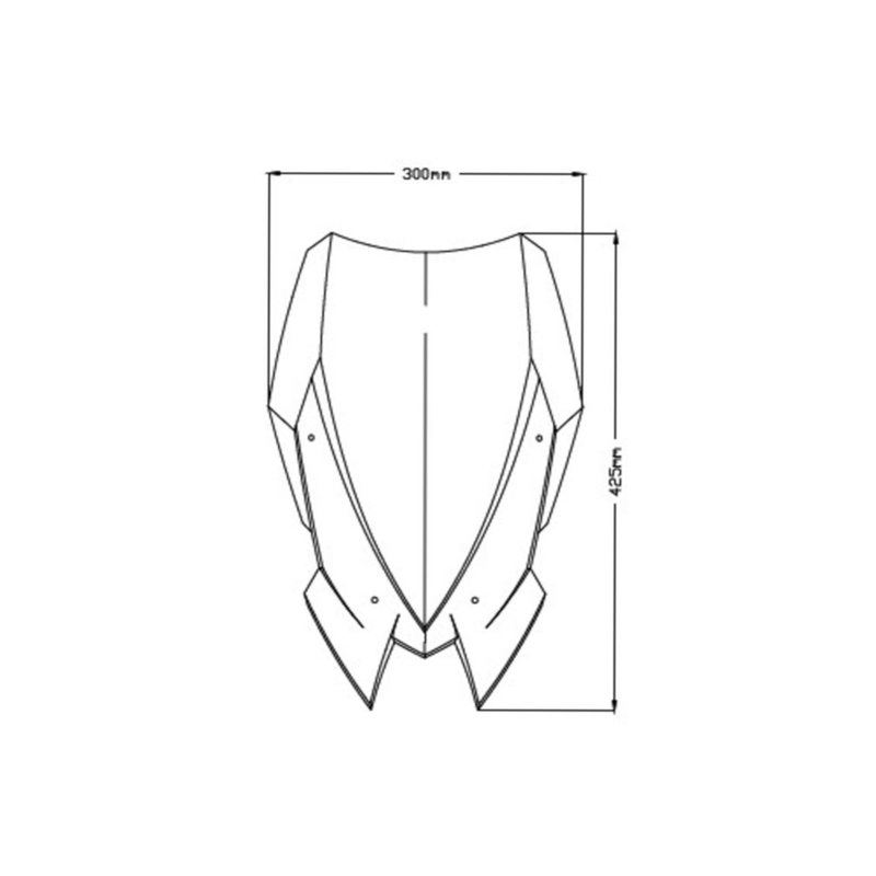 Windshield PUIG NEW. GEN TOURING smoke