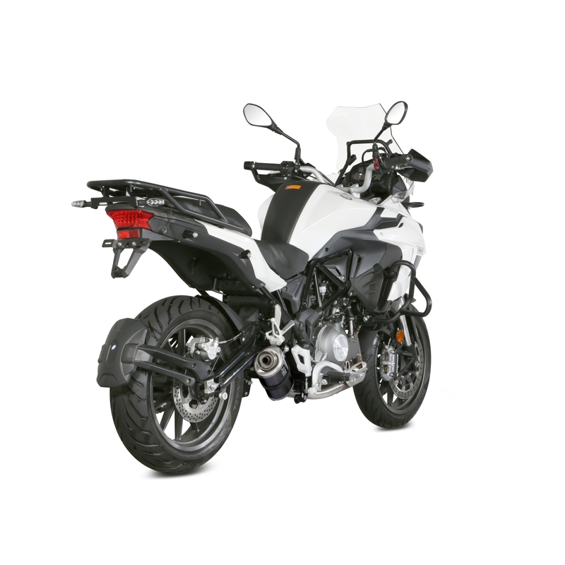 Silencer STORM OVAL Steel black for BENELLI TRK 502 2017-2025
