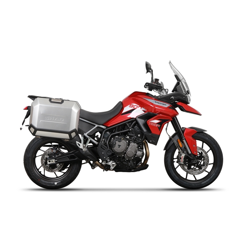 4P System fitting kit SHAD (for cases and bags TERRA and SH38X) for TRIUMPH Tiger 900 2020-2026, TRIUMPH Tiger 850 Sport 2021-2024 wyprzedaż