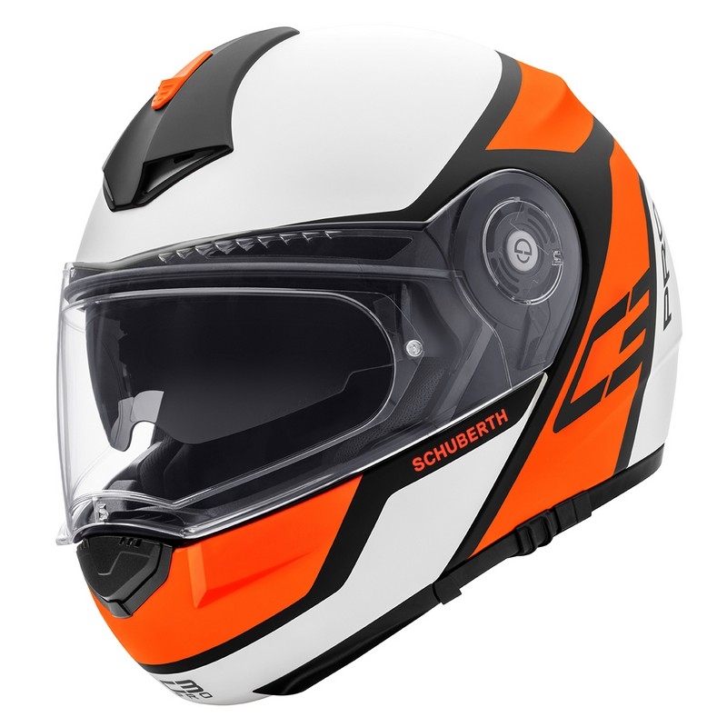 Kask szczękowy Schuberth C3 Pro Echo fluo pomarańczowy wyprzedaż