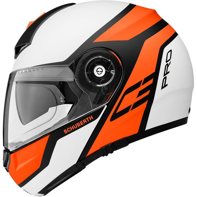 Kask szczękowy Schuberth C3 Pro Echo fluo pomarańczowy wyprzedaż