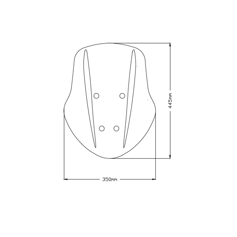 Windshield PUIG NEW. GEN TOURING black adjustable
