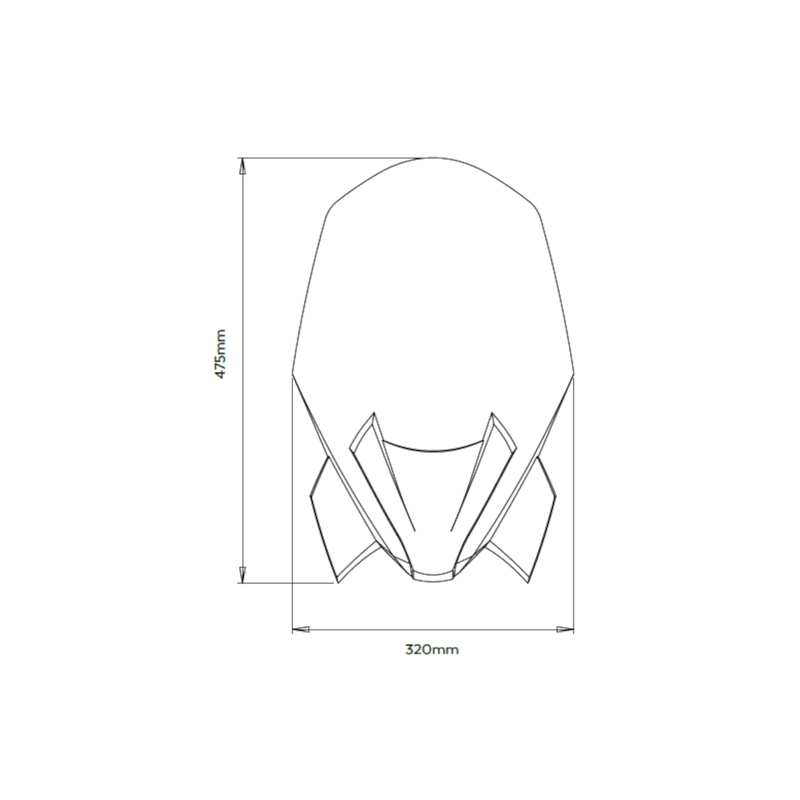 Windshield PUIG NEW. GEN TOURING smoke