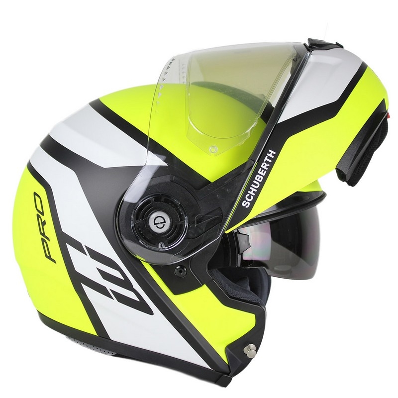 Kask szczękowy Schuberth C3 Pro Echo fluo żółty wyprzedaż