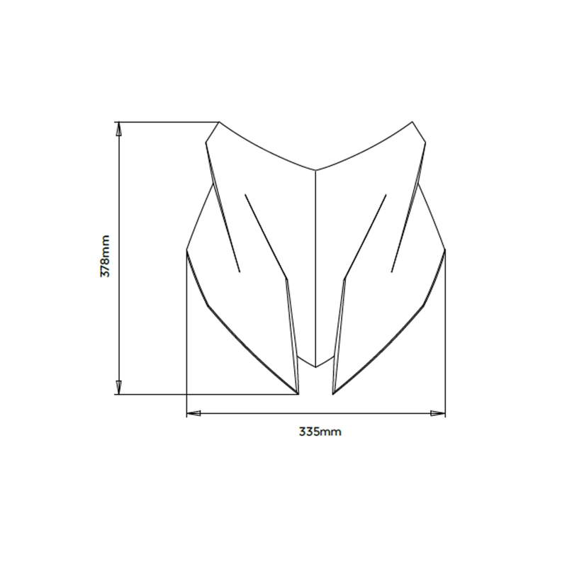 Windscreen PUIG SPORT clear