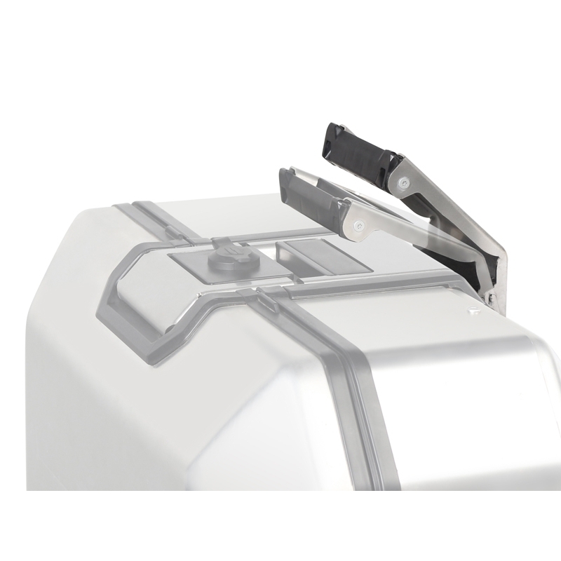 Complete set of 36L / 47L SHAD TERRA aluminum side cases, including mounting kit SHAD MOTO GUZZI V 85 TT