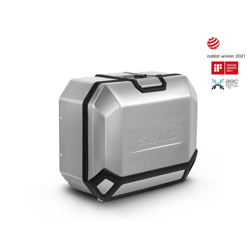 Complete set of 36L / 47L SHAD TERRA aluminum side cases, including mounting kit SHAD YAMAHA Tenere 700 XTZ690