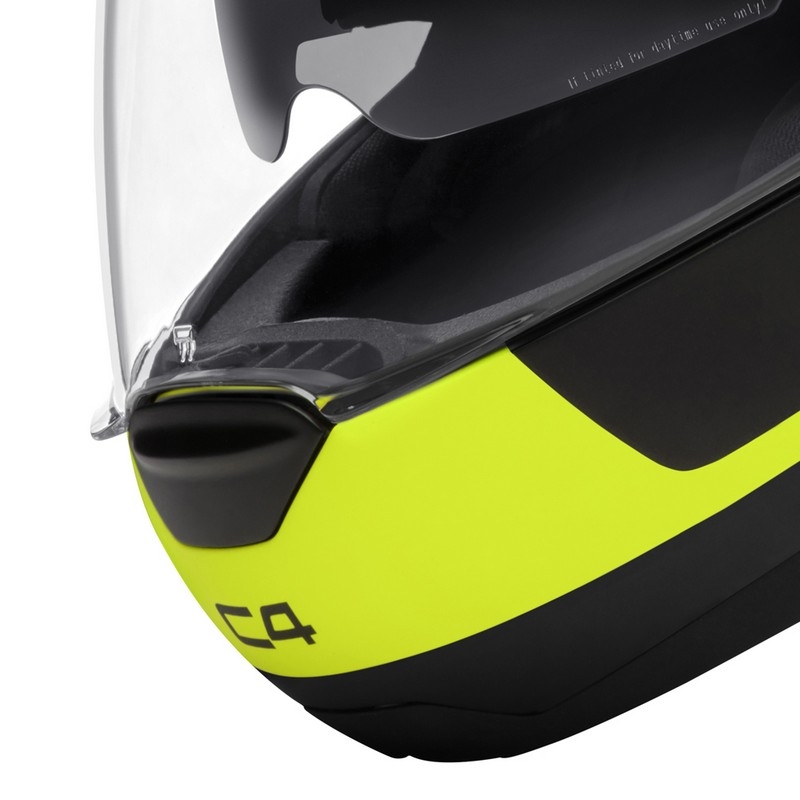 Szczękowy kask motocyklowy Schuberth C4 czarno-fluo żółty wyprzedaż